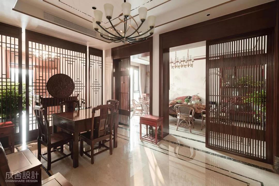 棋牌室-常州別墅中式裝修 棋牌室-常州別墅中式裝修