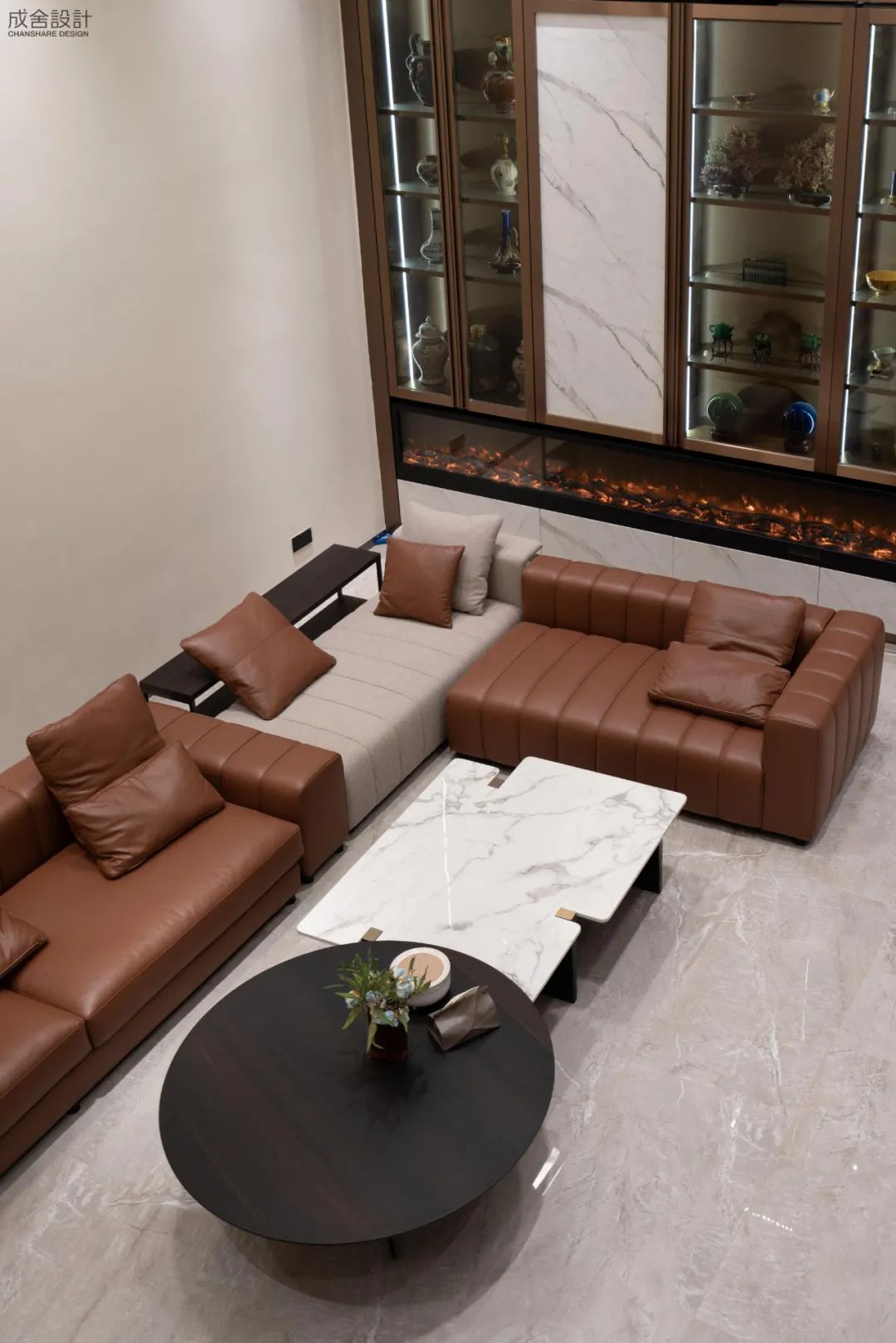 會客廳-常州別墅設(shè)計裝飾