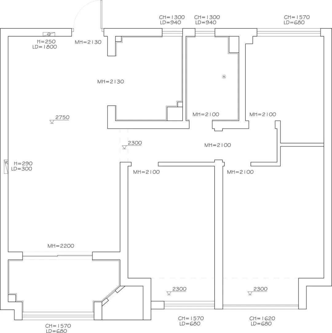 上海私宅設(shè)計(jì)-平面圖
