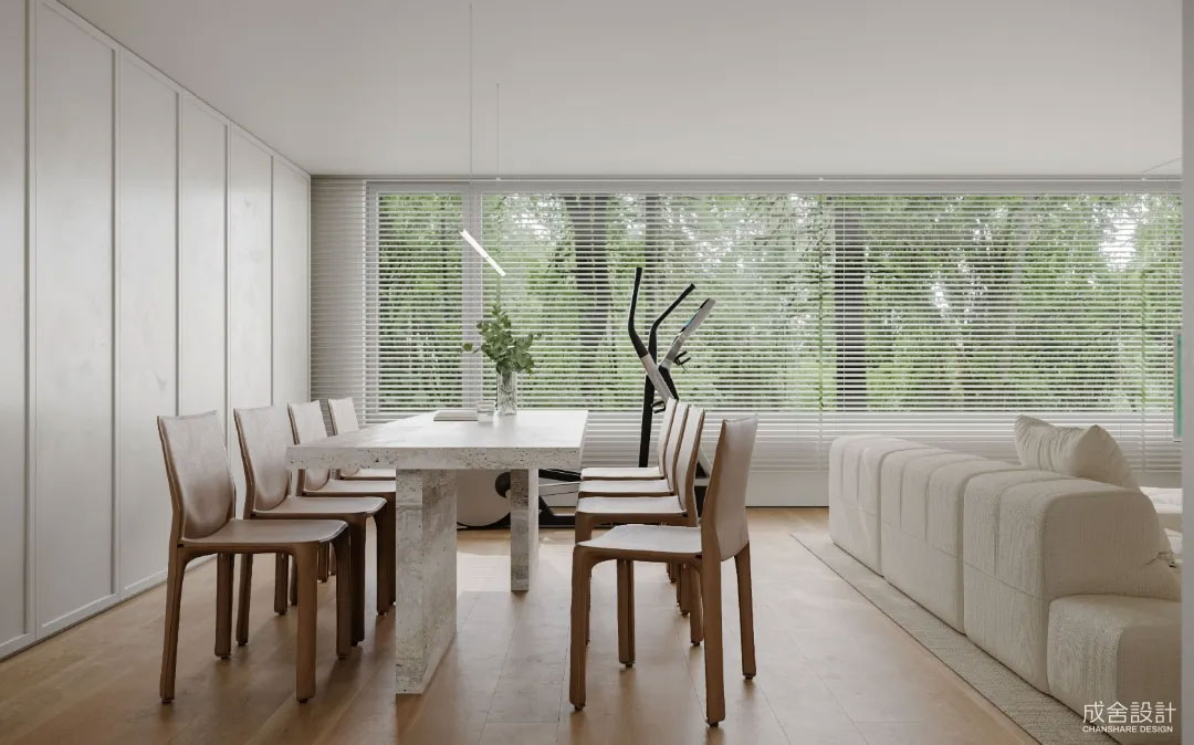 餐桌-常州別墅中式裝修