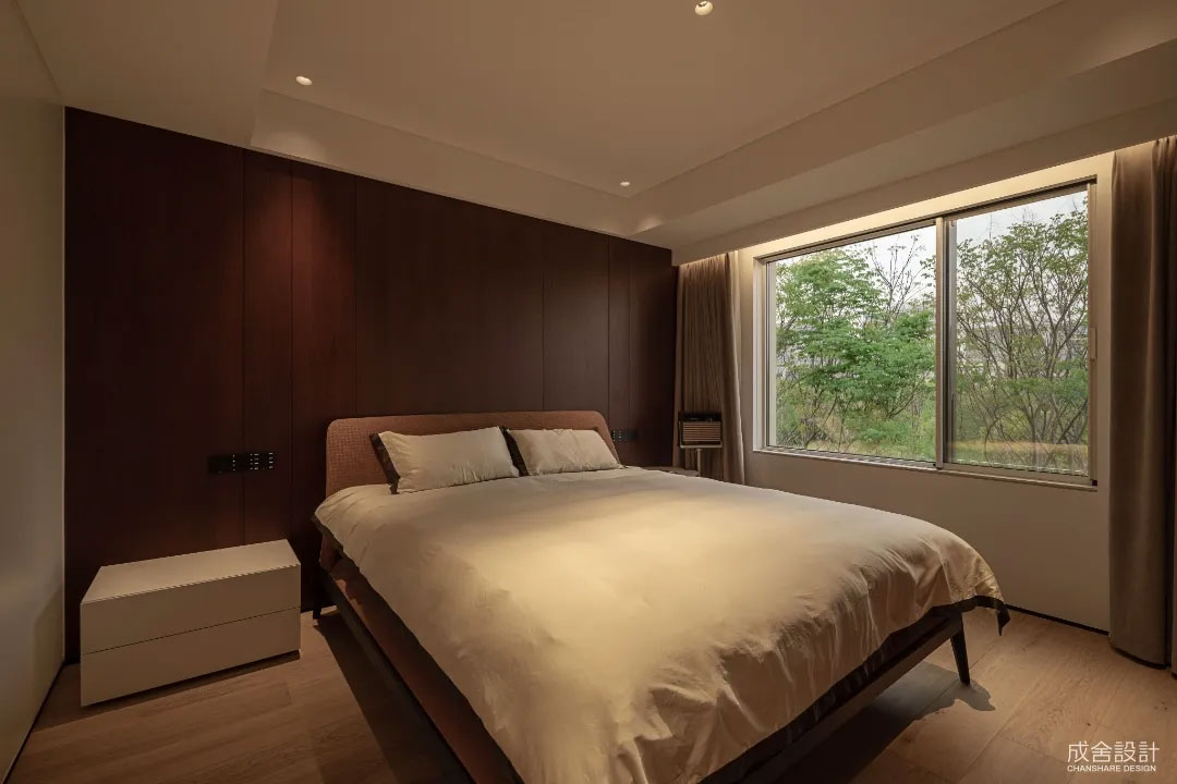 主臥-常州別墅中式裝修